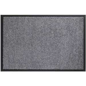 TAPIS D'ENTRÉE Tapis d´entrée TWISTER - Gris - 60x90cm - Support 