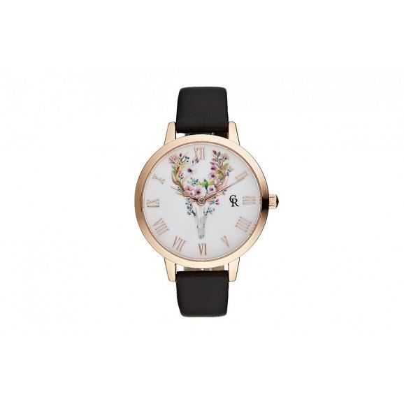 CHARLOTTE RAFFAELLI Montre Femme Quartz CRA012 Bracelet Cuir