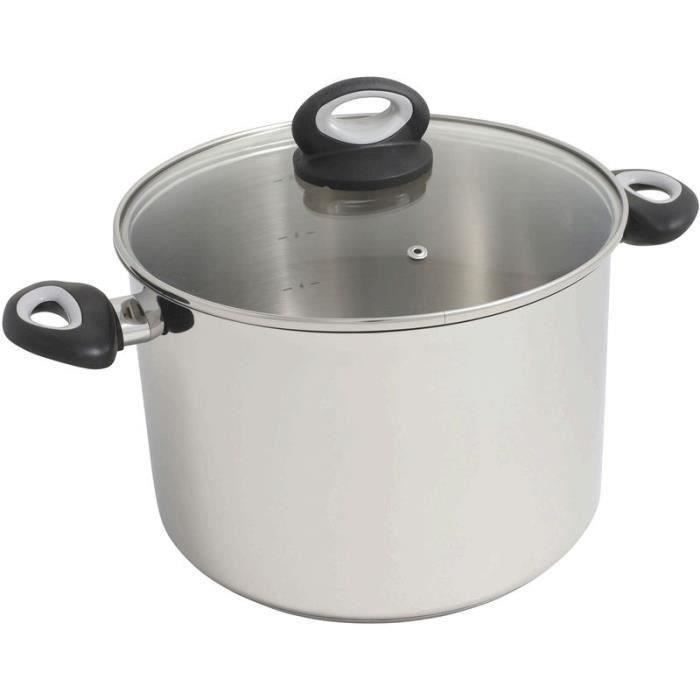 FINLANDEK Faitout induction en inox sans teflon - 24 cm
