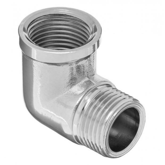 Raccord Coudé 90° Laiton 3/8" Barbelé X 3/8" NPT Mâle - Pour Tuyaux, Livraison Rapide, Coyote Gear