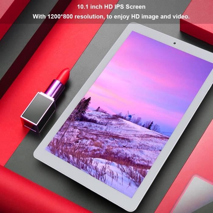 10.1 HD 3G Call Dual SIM double ultra-mince métallique3