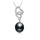 Collier perles noires