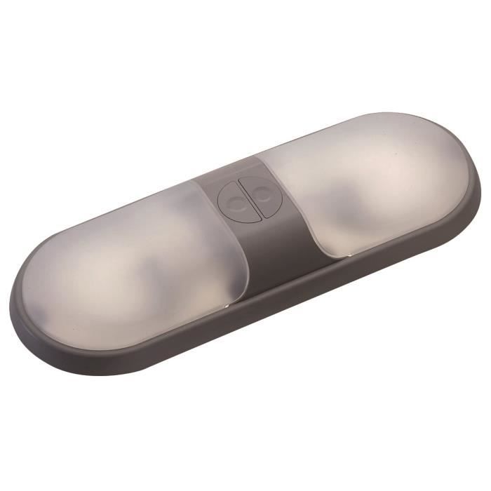 INOVTECH Plafonnier à Leds Double Gris