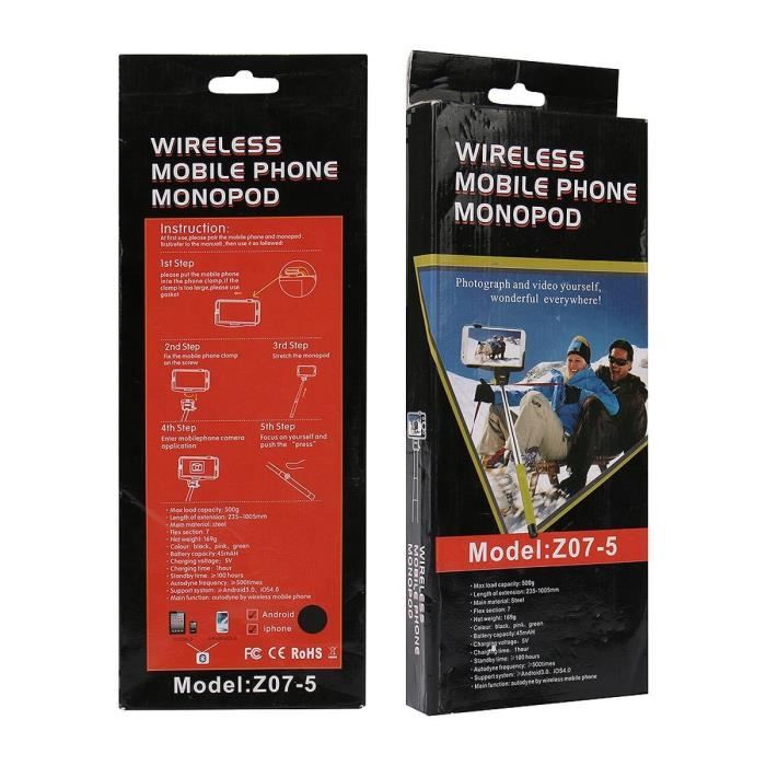 WHIPEARL GP154 Bras selfie - Pour GoPro
