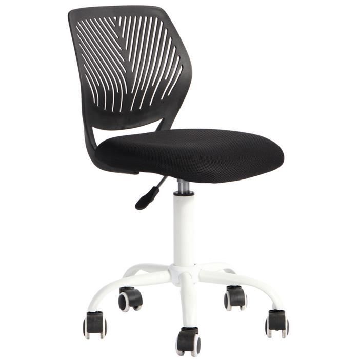 De Chaise Enfant Et Bureau Blanc Siège Plastique En Noir Réglable IbfYgy76v