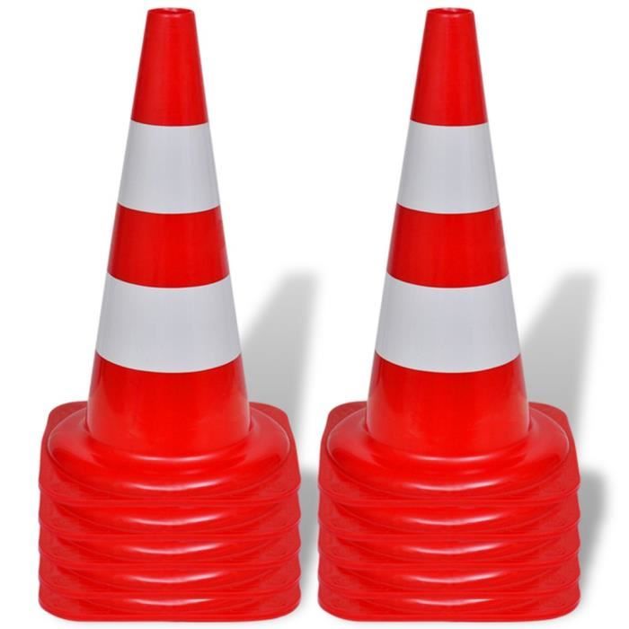 10 Cones De Signalisation Achat Vente Pas Cher