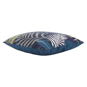 COUSSIN Coussin déco 100% coton imprimé JUNGLE 45x45cm - B