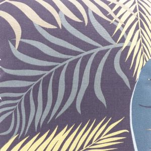 COUSSIN Coussin déco 100% coton imprimé JUNGLE 45x45cm - B
