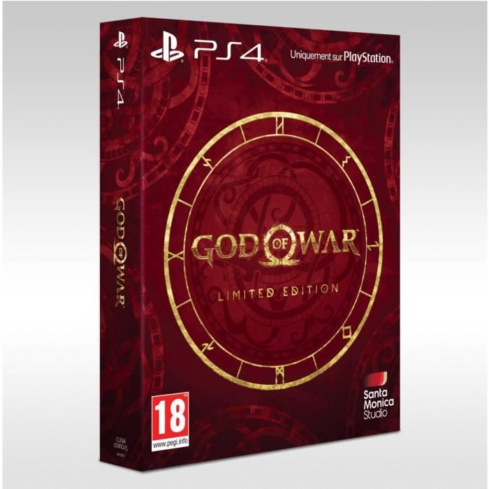God Of War Edition Limitée Jeu PS4