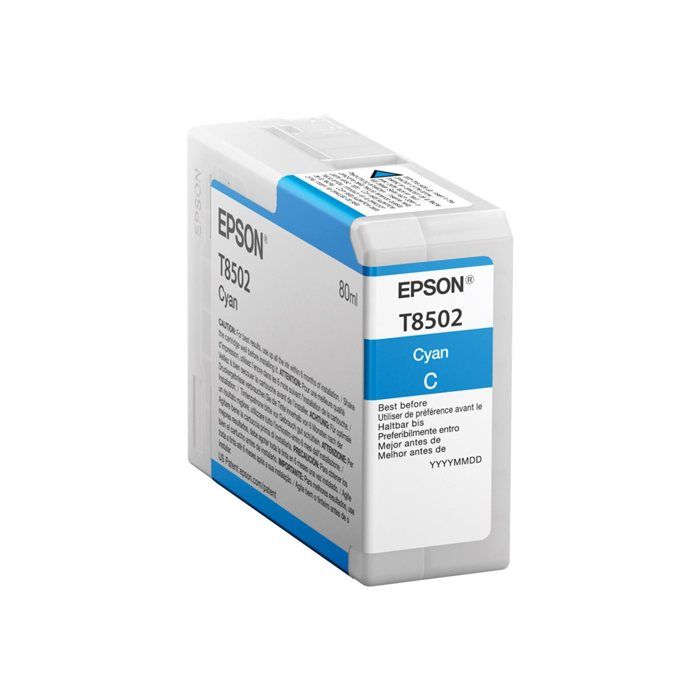 EPSON Pack de 1 Cartouche T850200 UltraChrome HD - Cyan - 80ml