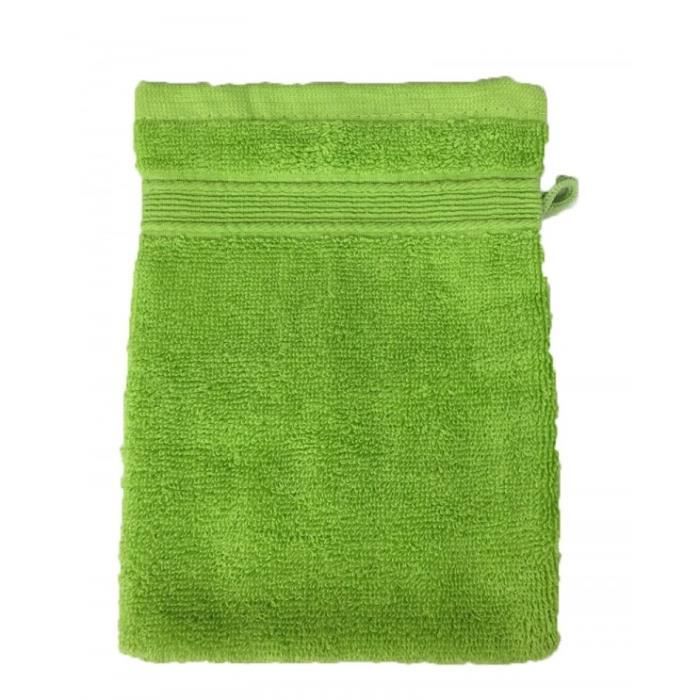 CORR Gants de toilette beige 100/% coton LOT de 3 20x14 cm