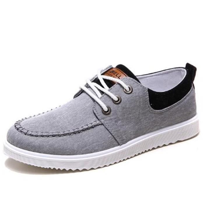 Basses Quatre Hommes Chaussures Bzh En Toile Saisons Casual hdtQCxsr