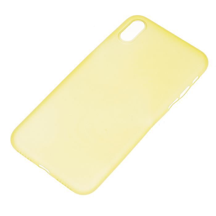 Nouveau Slim Mince Tpu Anti Rayures De Protection Téléphone Etui Housse Case Pour Iphone X 10 Jaune