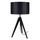 LAMPE A POSER IDUN Lampe à poser en bois noir - Ø30 x H.56 cm - LAMPE A POSER IDUN Lampe à poser en bois noir - Ø30 x H.56 cm -