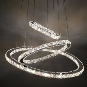 White Diamond LED Plafonnier Luminaire Lustre Luminaire 53 cm de large 53 cm de profondeur 9 cm de hauteur blanc chaud 3000K