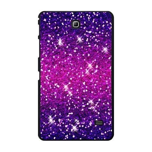 Coque pour Samsung Galaxy Tab 4 (7 pouces) - Paillettes Scintille Rose Violet - Prix pas cher