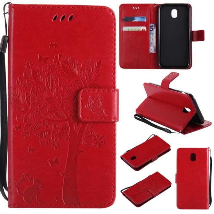 coque portefeuille rouge samsung j5 2017 coque portefeuille rouge samsung j5 2017
