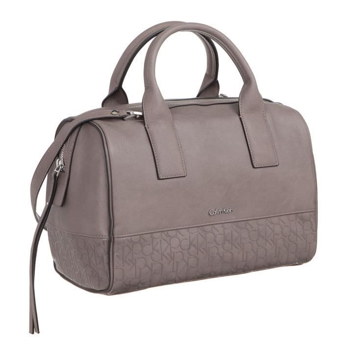 CALVIN KLEIN Portefeuille K60K600445 CECILE SATCHEL BEIGE Femme