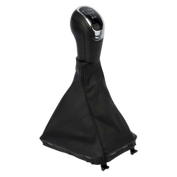 CORONA Pommeau + Soufflet adaptable pour Skoda Superb 3T - 5/6 vitesses - Noir