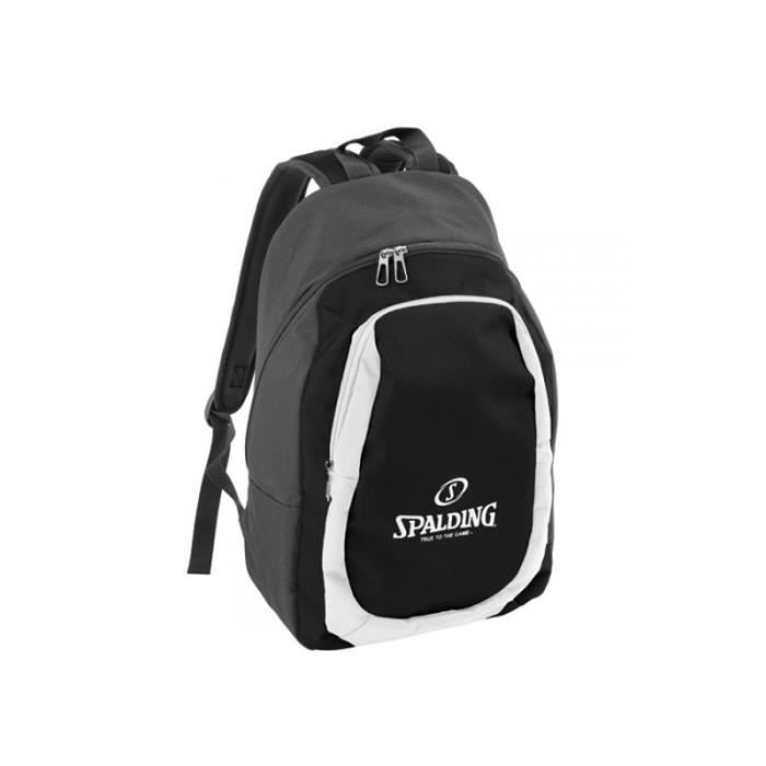 SPALDING Sac à dos de sport Essential - Anthracite et noir