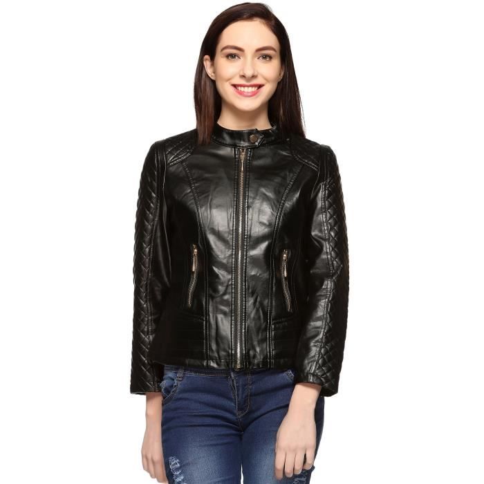 Veste cuir femme taille 34 Veste cuir femme taille 34