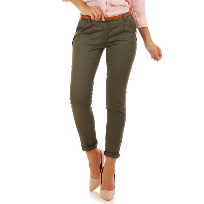 Ceinture Camel Vente Vert Achat Avec Pantalon Kaki S Rqc4jL35AS