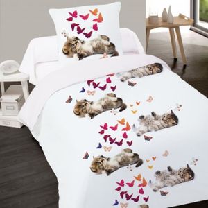 Taie 63x63 Cm Drap Housse 90x190 Cm Housse De Couette 140x0 Cm Lesaccessoires Reine Des Neiges Parure De Lit 3 Pieces Comlekonline Com