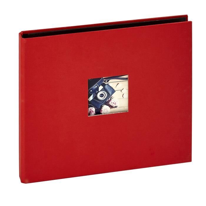 PANODIA Album photos traditionnel Studio - 80 vues - 40 pages - Rouge