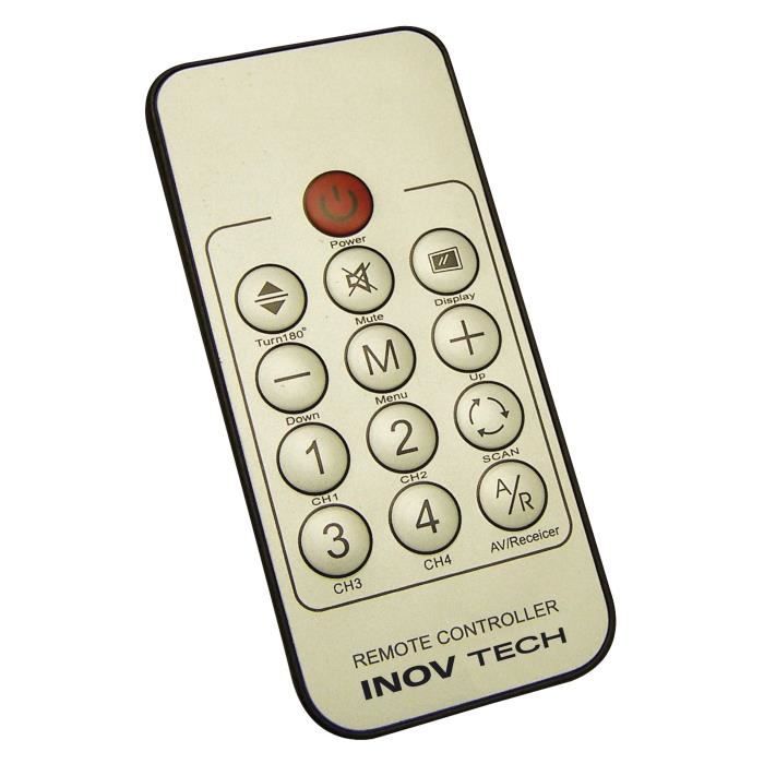 INOVTECH Caméra de Recul Vision Nocturne Motorisée
