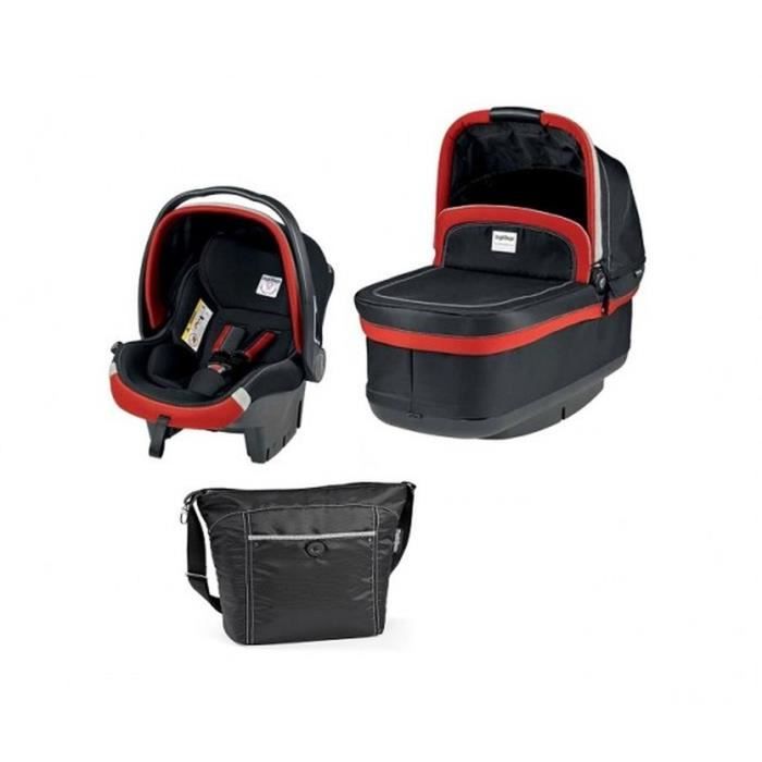 PEG PEREGO Nacelle Navetta Pop Up Souple Non Auto + Siège Auto Groupe 0+ Primo Viaggio + Sac A Langer