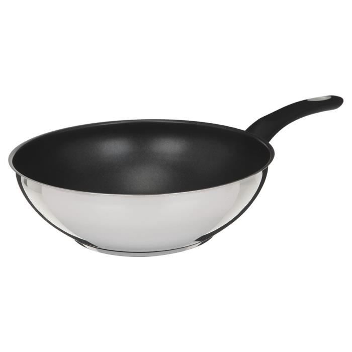 FINLANDEK Poêle wok en inox 30 cm
