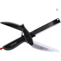 CISEAUX DE CUISINE Clever Cutter 2 en 1 Ciseaux et Couteau Planche à CISEAUX DE CUISINE Clever Cutter 2 en 1 Ciseaux et Couteau Planche à