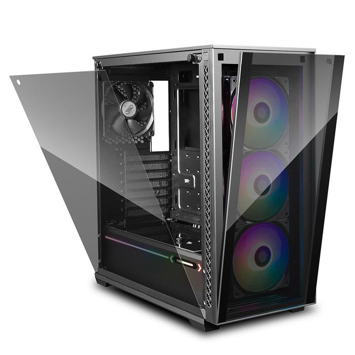 DEEPCOOL MATREXX 70 ADD-RGB 3F - Boîtier sans alimantation - Moyen tour - Format E-ATX
