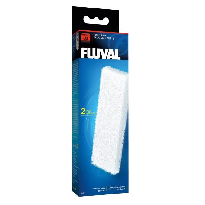 FLUVAL 2 blocs de mousses A475 - Pour aquarium