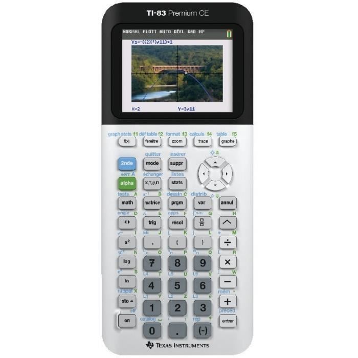 TEXAS INSTRUMENTS TI83 Premium CE Calculatrice Graphique