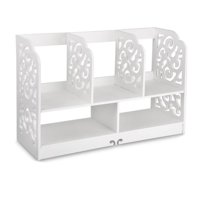 Finether 2-Tier Composite Bois- Plastique Etagère de Stockage ... Finether 2-Tier Composite Bois- Plastique Etagère de Stockage ...