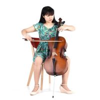 VIOLONCELLE 1/4 Violoncelle en bois Finition matte Panneau en VIOLONCELLE 1/4 Violoncelle en bois Finition matte Panneau en