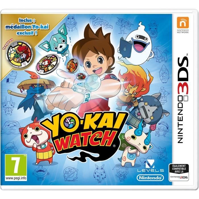 Yo Kai Watch Médaillon exclusif Edition Speciale Limitée Jeu 3DS