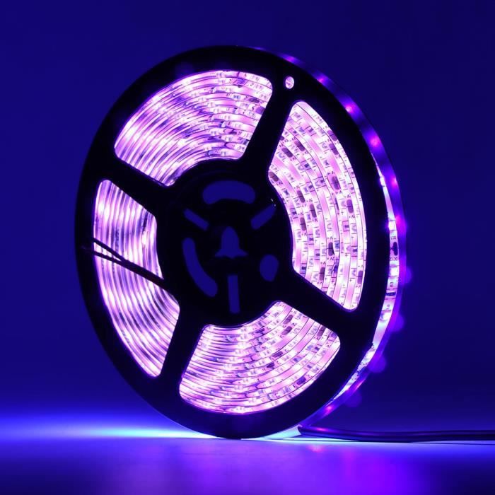 5m uv ruban led lumière noire,ruban lumière uv 12v, bandeau led