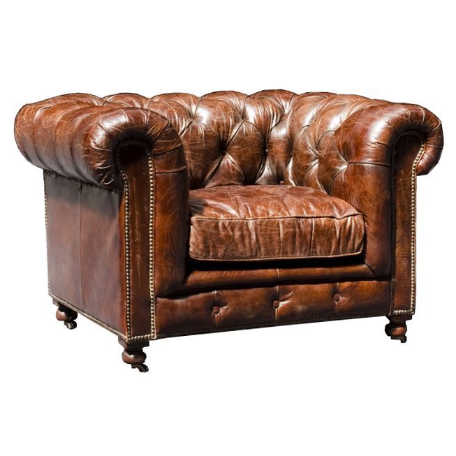 fauteuil chesterfield vintage