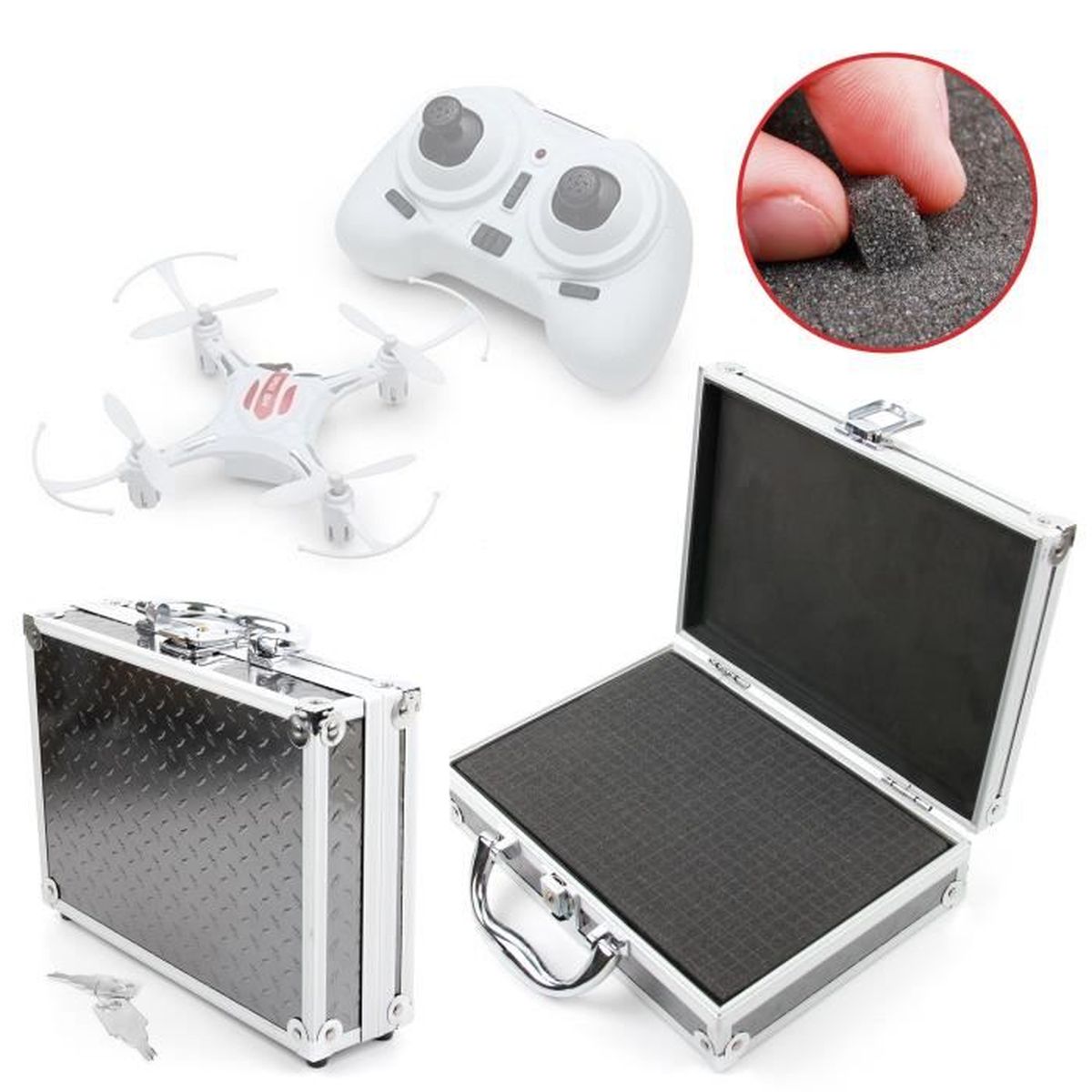 Malette de transport Achat Vente jeux et jouets pas chers VALISE DE TRANSPORT DURAGADGET Mallette de transport en aluminium ca