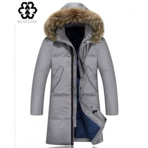 Fourrure Capuche Parka Longue Marque Homme Duvet À Hiver Canard De CxBdoWre