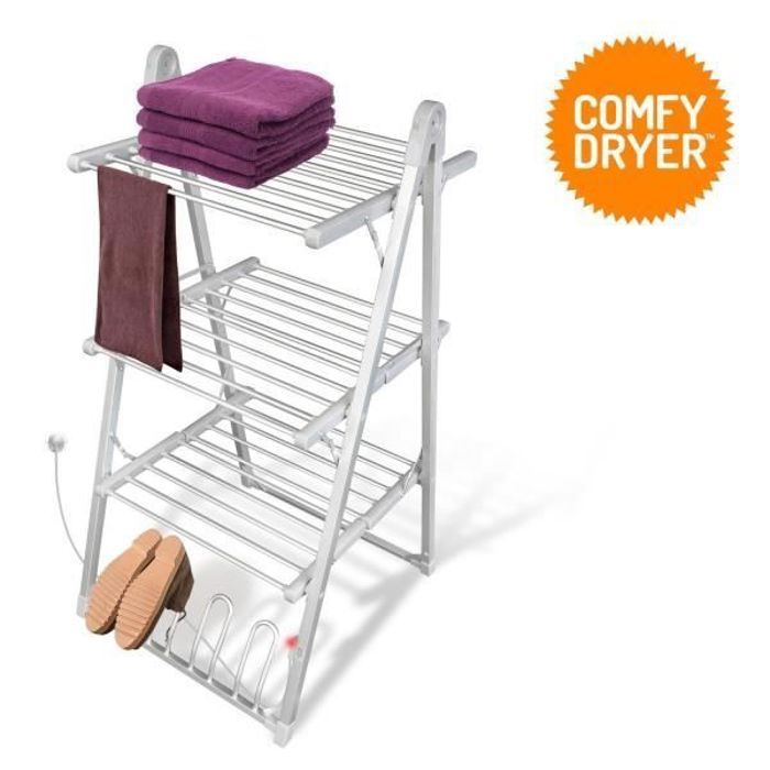 Etendoir à linge secoir électrique 1