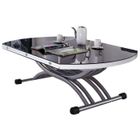 Relevable Et Achat Ronde Noire Basse Table Extensible Mercure 4j3ARL5q