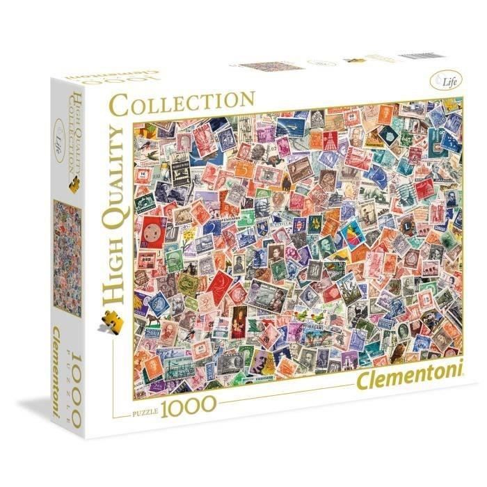CLEMENTONI Stamps Puzzle 1000 pièces