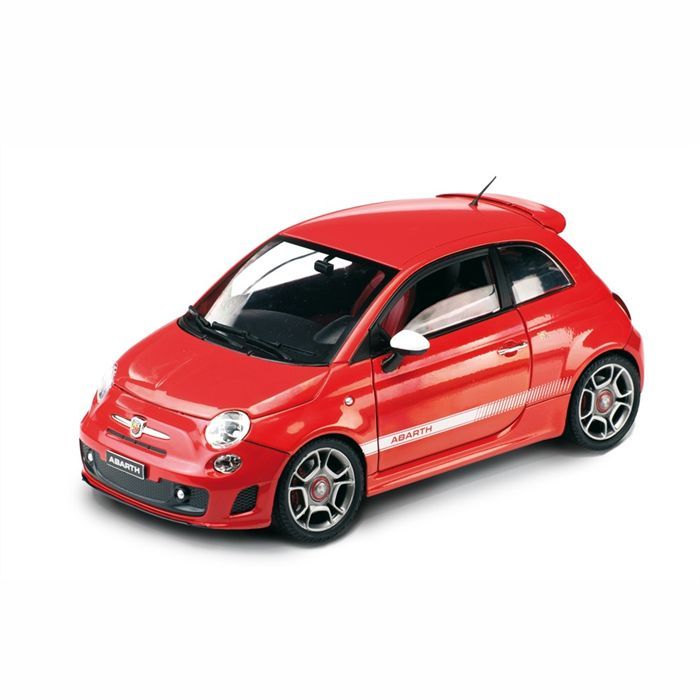 Mondo Motors Fiat 500 Rouge uni   Achat / Vente VEHICULE MINIATURE