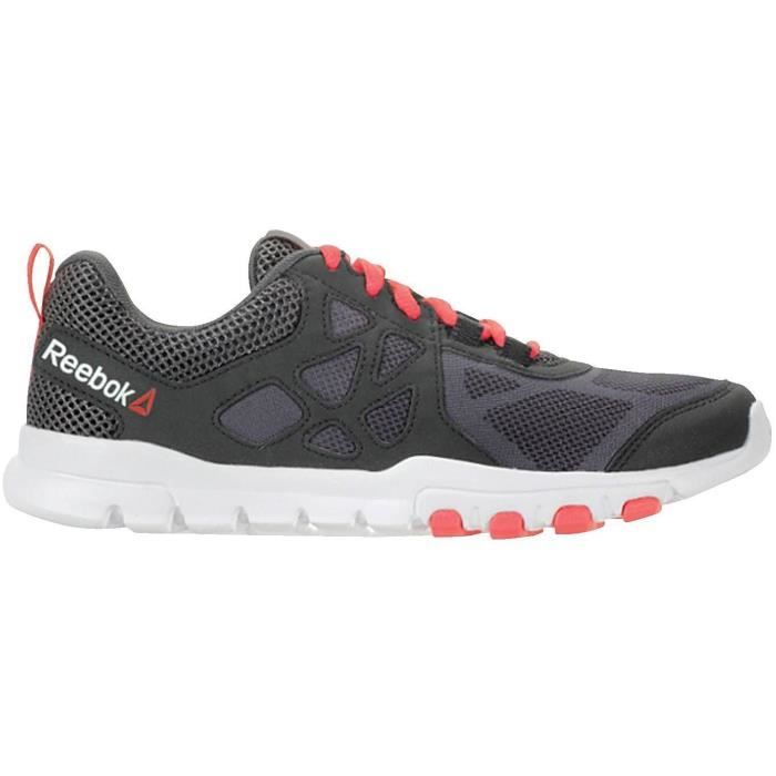 REEBOK Chaussure sublite train - Femme - Noir et rose