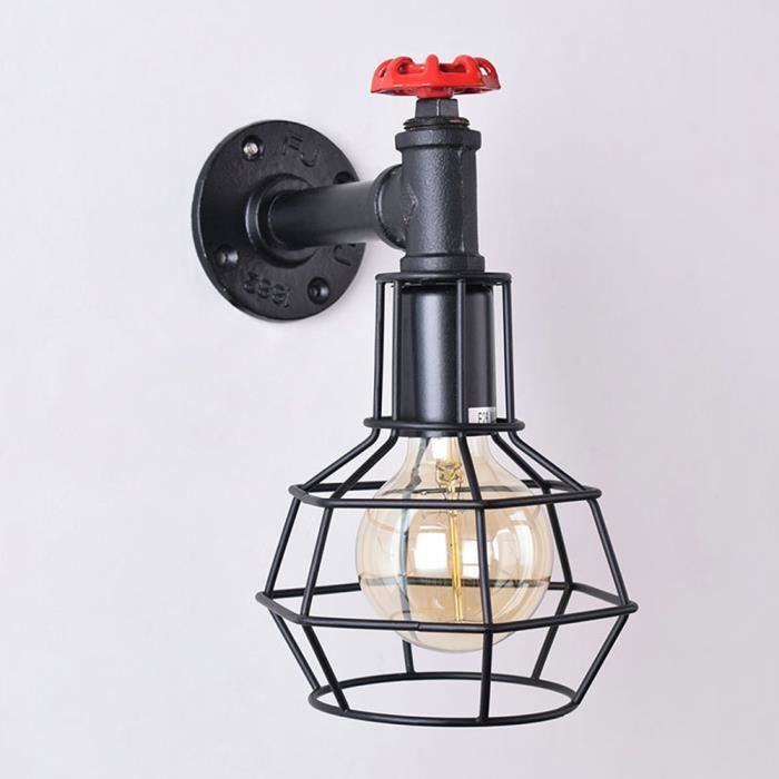 Applique Murale Luminaire Lustre Abat Jour Design Tube Tuyau