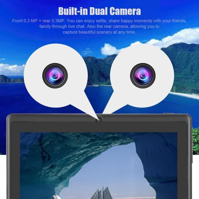 7 HD Mini tablette PC compacte 8G ROM Quad-Core1