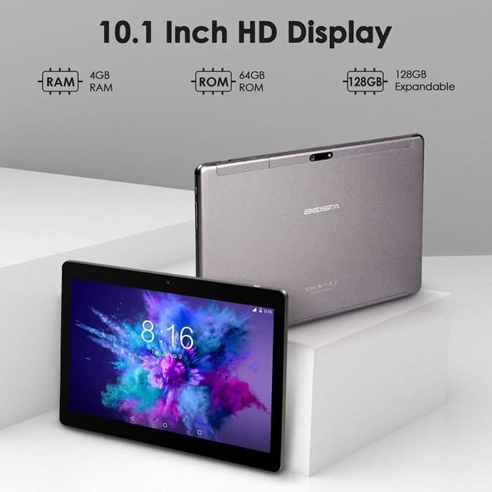  Tablette tactile K107 - 10.1" Pouces HD1